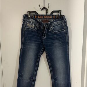 Rock Revival Women's Boot Cut Jeans - Dark Blue